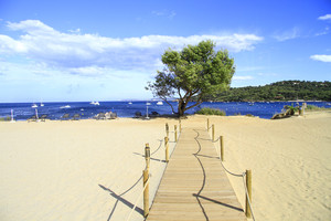sea view villa in Cap Bnat