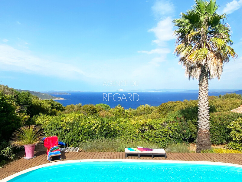On an island, with a beautiful sea view ...